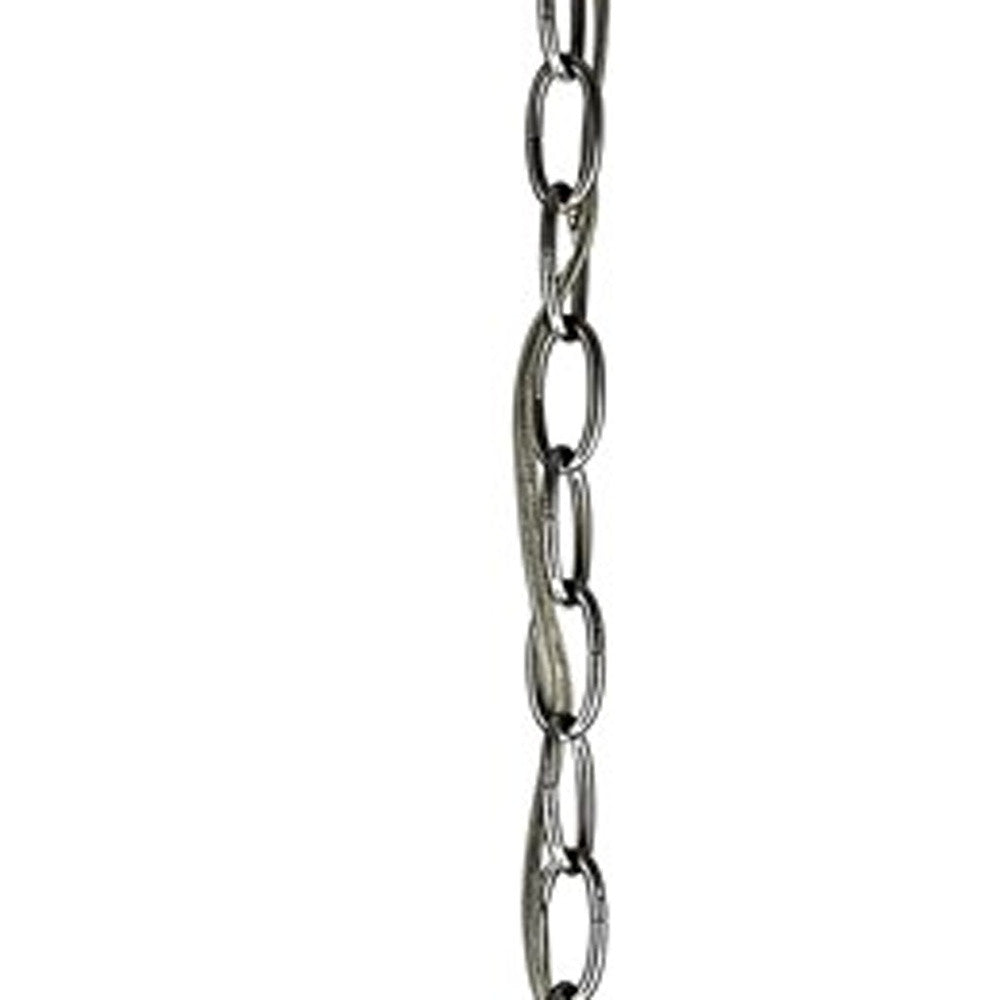 Isabella 4-Light Polished Nickel Drum Pendant With Crystal Accents