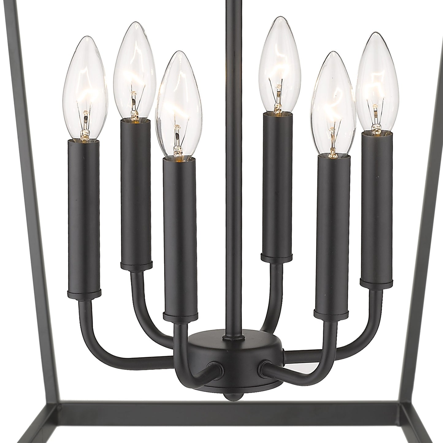 Kennedy 6-Light Matte Black Pendant