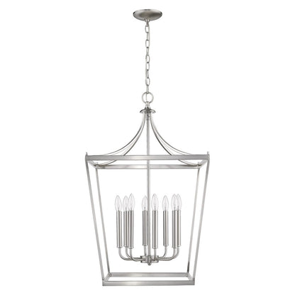 Kennedy 8-Light Satin Nickel Pendant
