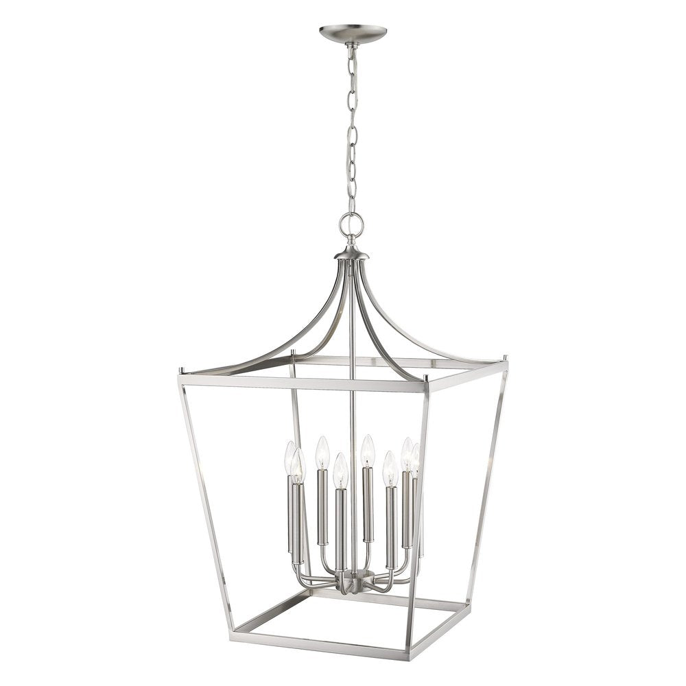 Kennedy 8-Light Satin Nickel Pendant