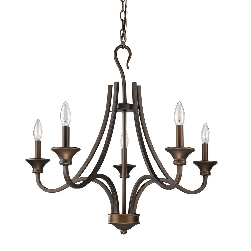 Michelle 5-Light Oil-Rubbed Bronze Chandelier