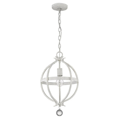 Callie 1-Light Country White Pendant