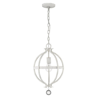 Callie 1-Light Country White Pendant
