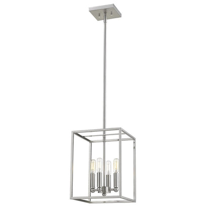 Cobar 4-Light Satin Nickel Pendant