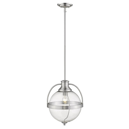 Kassian 1-Light Satin Nickel Pendant