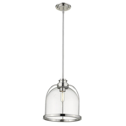 Stanton 1-Light Polished Nickel Pendant