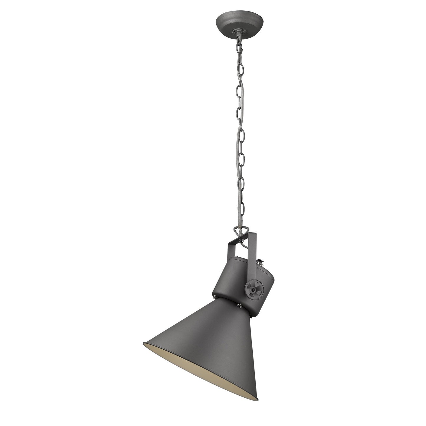 Crew 1-Light Gray Pendant