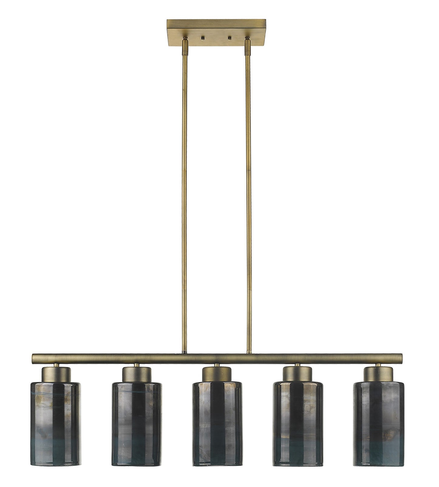 Monet 5-Light Brass Pendant