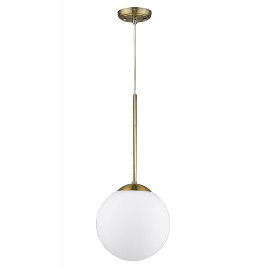 Solea 1-Light Antique Brass Pendant