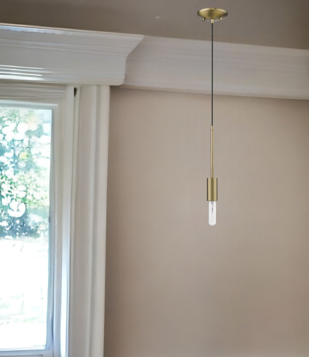 Dull Gold Mini Pendant Hanging Light