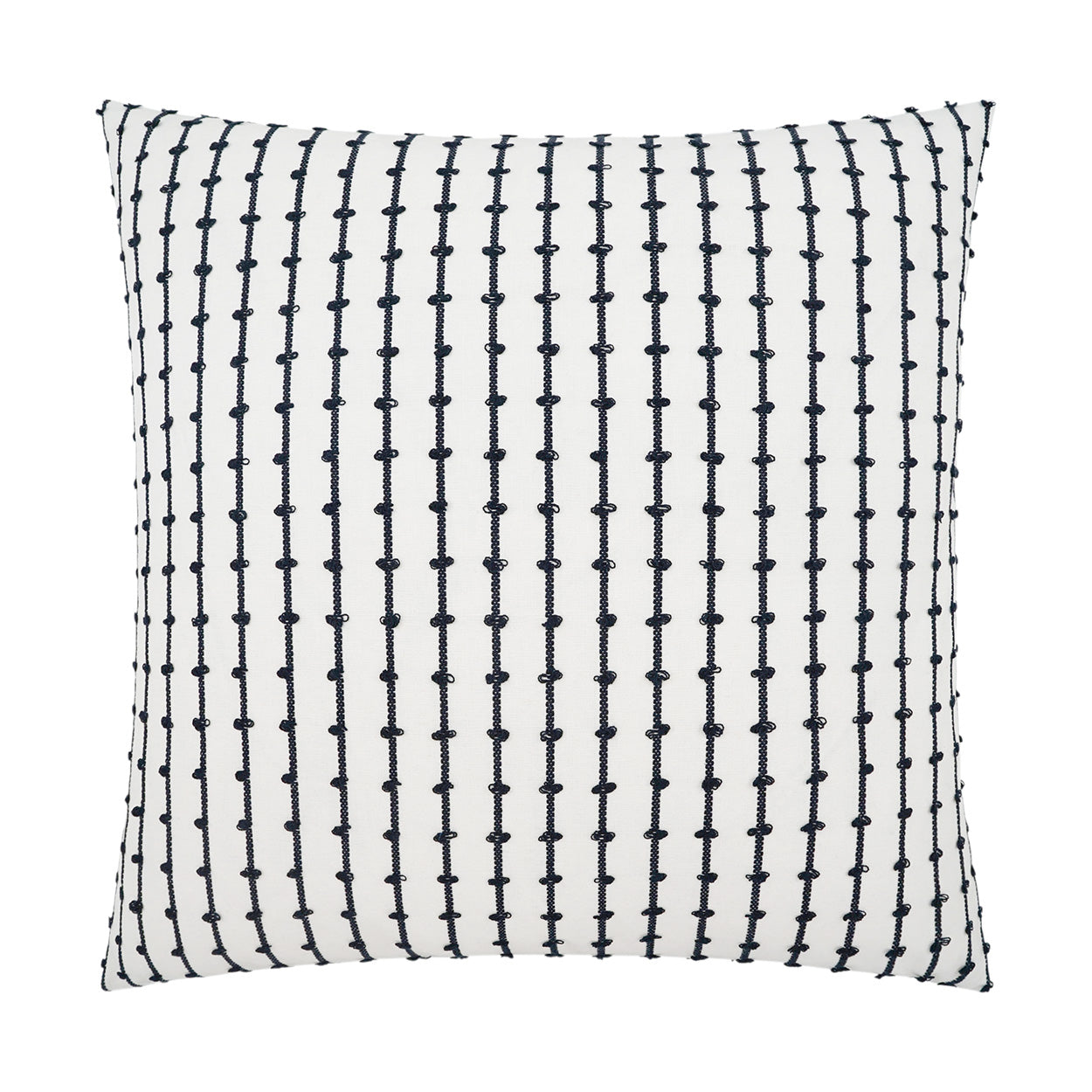 D.V. KAP HOME   24" x 24" Topsy Pillow - Domino Stripes    - 3983-D-2424