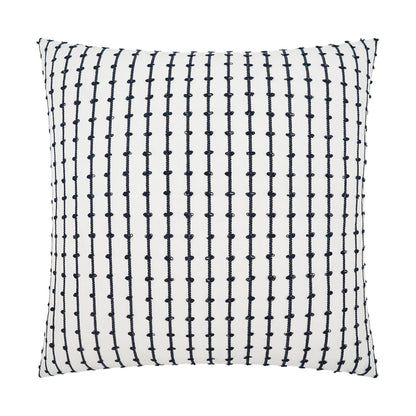 D.V. KAP HOME   24" x 24" Topsy Pillow - Domino Stripes    - 3983-D-2424
