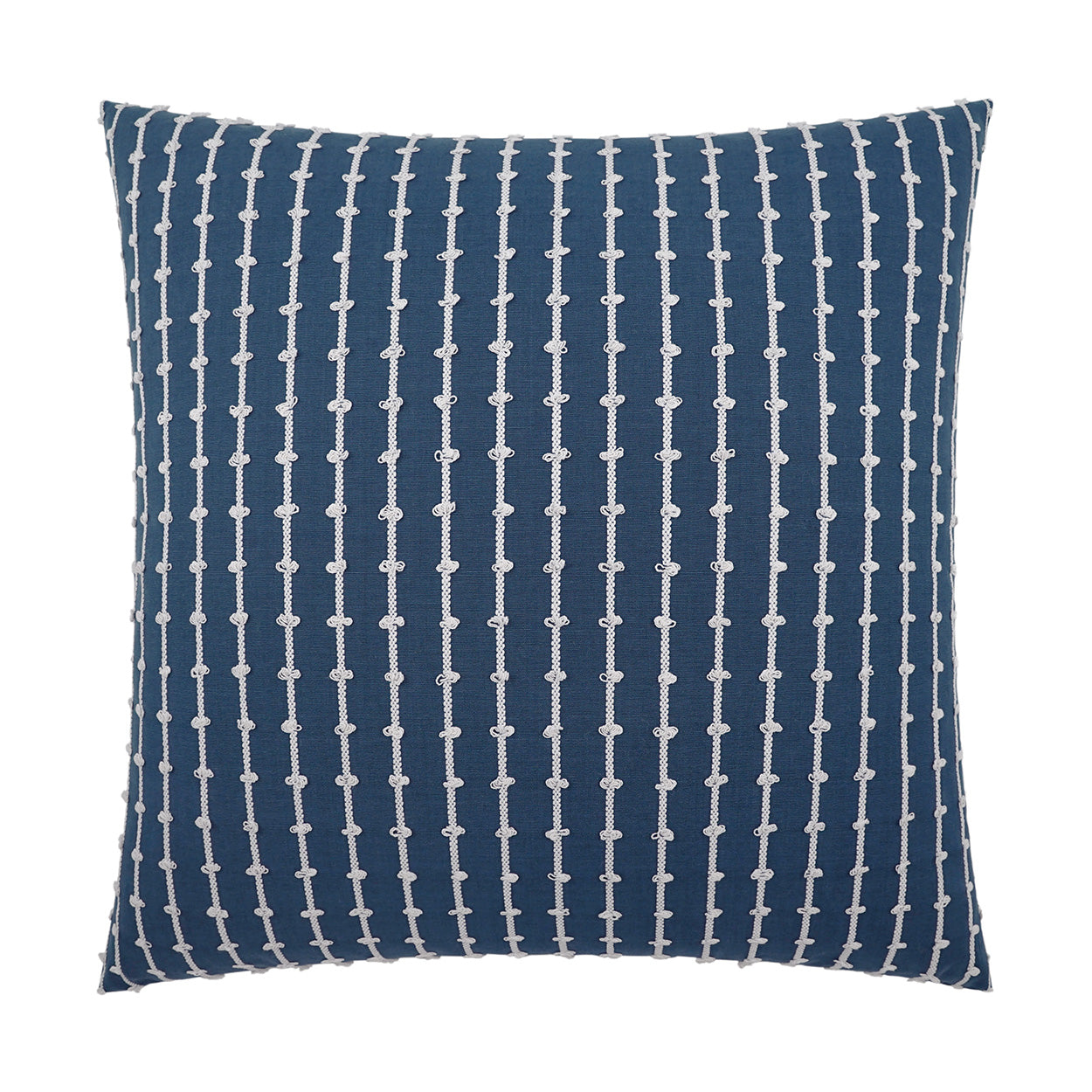 D.V. KAP HOME   24" x 24" Topsy Pillow - Marine Stripes, Nautical    - 3983-M-2424
