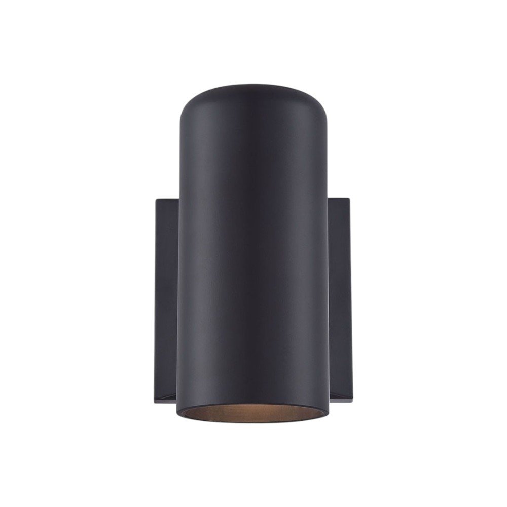 Minimalist Matte Black Wall Sconce