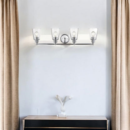 Ceil 4-Light Chrome Vanity