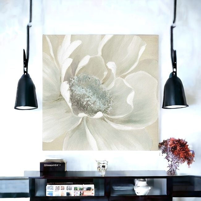 Soft Winter Flower Unframed Print Wall Art