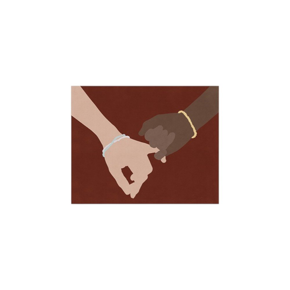 16" x 20" Pinky Swear Friendship Promise Canvas Unframed Wall Art