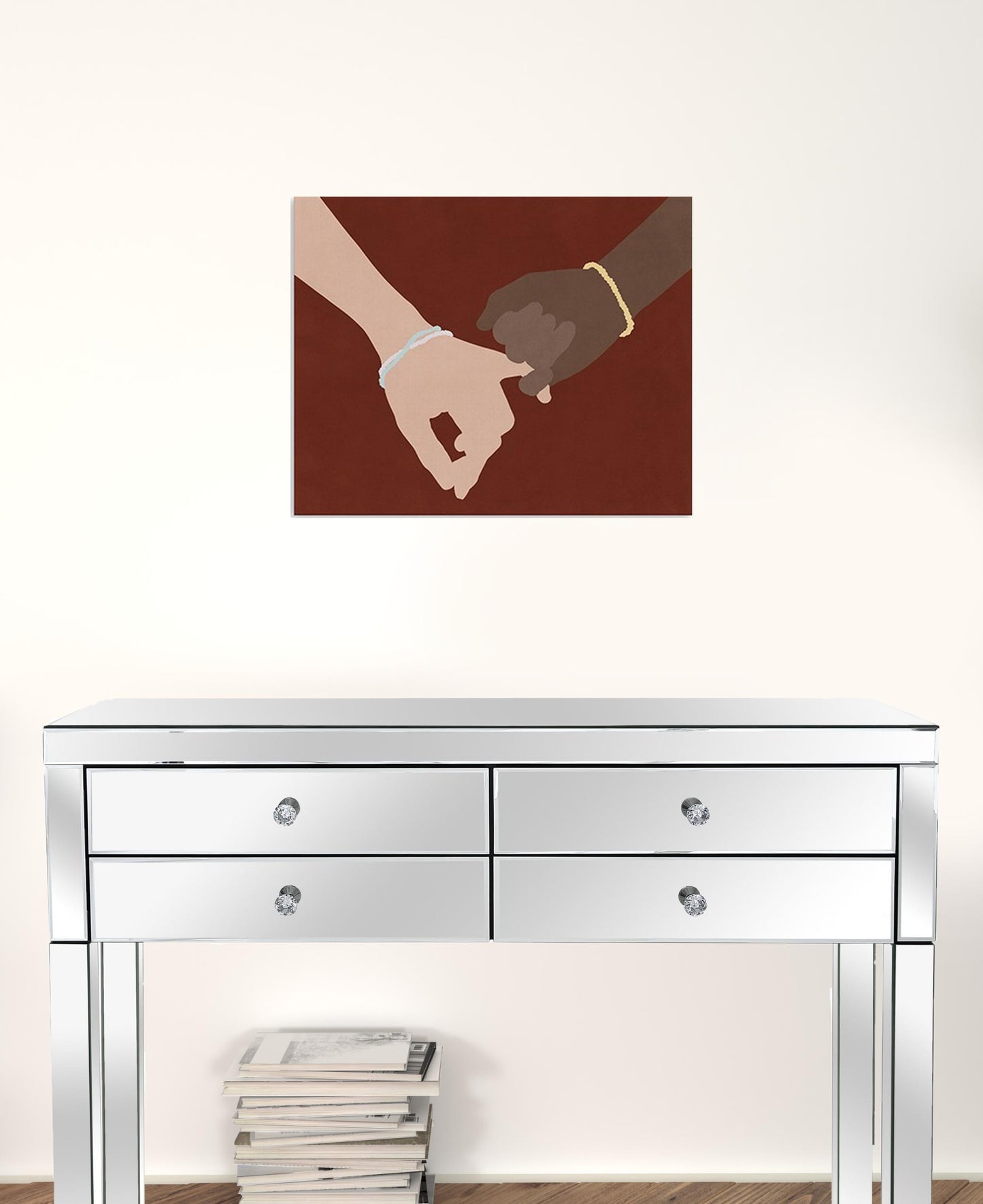 Small Friendship Promise Canvas Wall Art