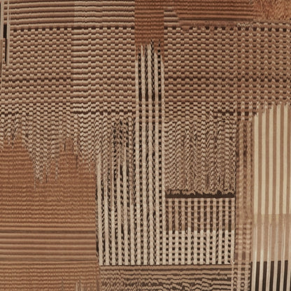 D.V. KAP HOME   24" x 24" Hurley Pillow - Brown Abstract    - 3990-B-2424