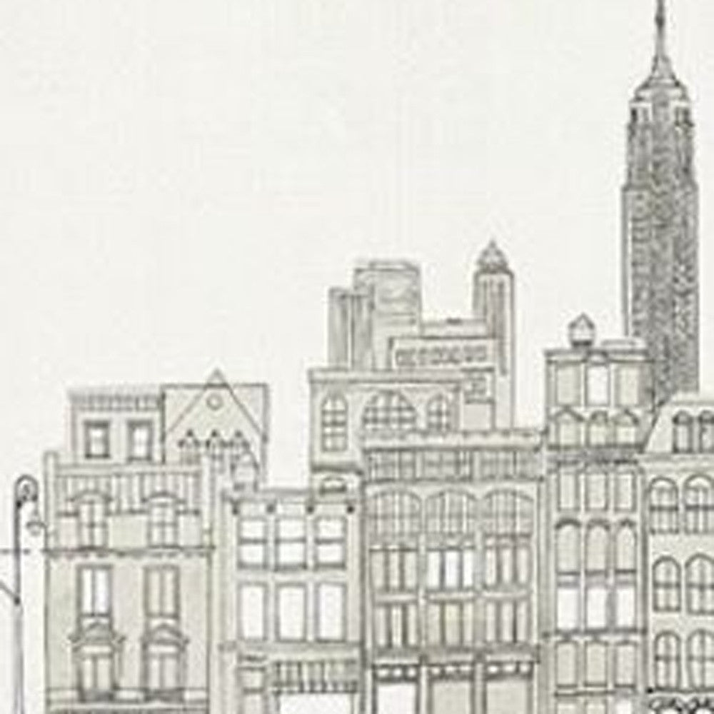 Nyc Cafline Work Unframed Print Wall Art