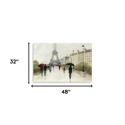 Parisian Rainy Day Unframed Print Wall Art