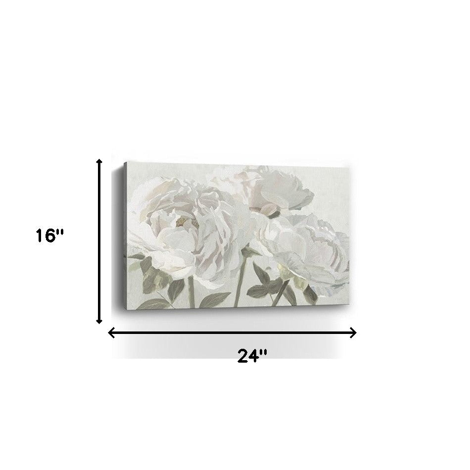 Neutral Flowers In Bloom Unframed Print Wall Art