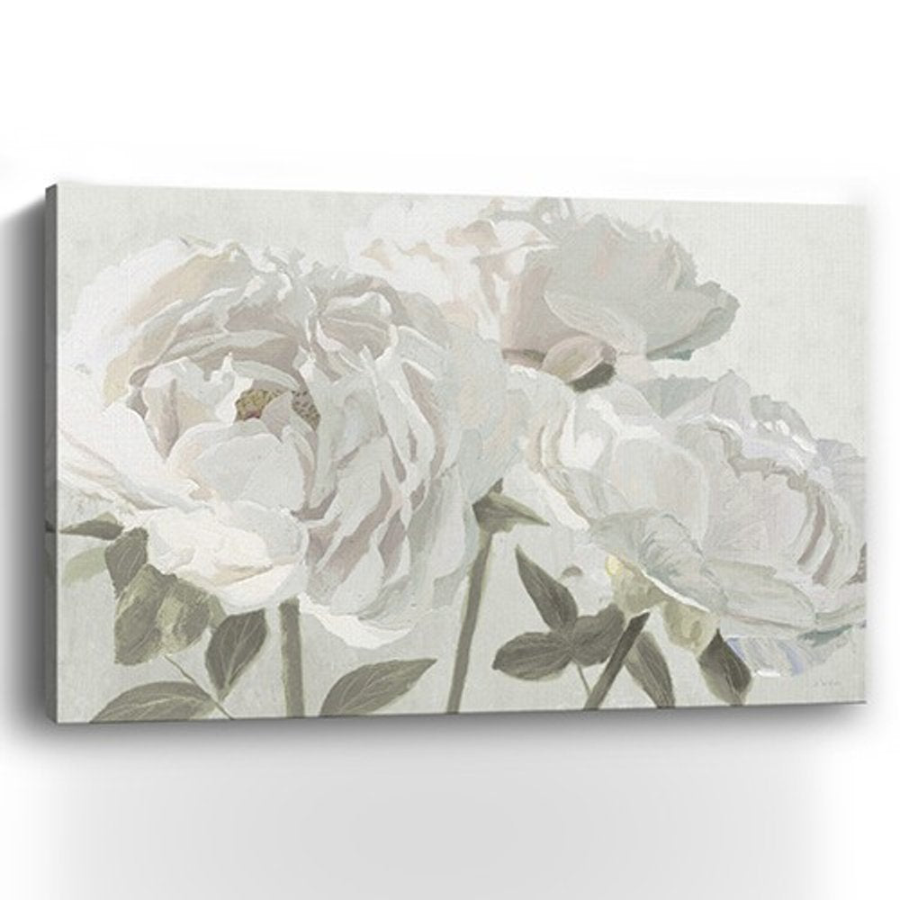 Neutral Flowers In Bloom Unframed Print Wall Art