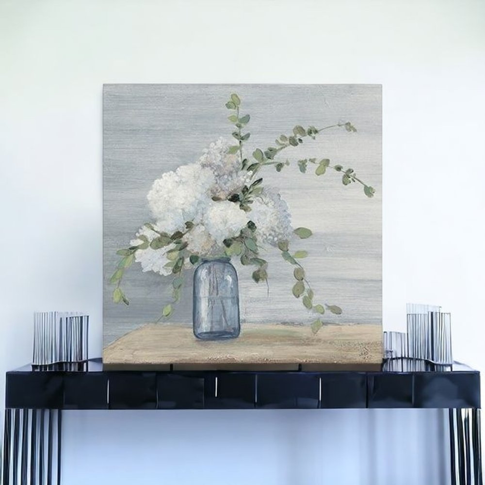 Sweet And Serene Flower Bouquet Unframed Print Wall Art