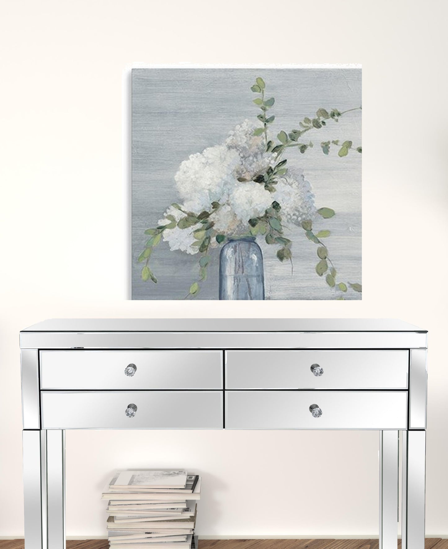 Sweet And Serene Flower Bouquet Unframed Print Wall Art