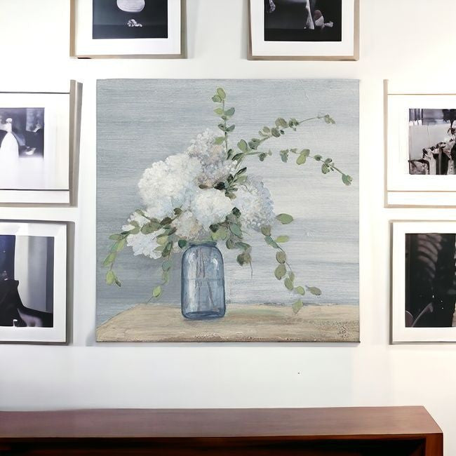 Sweet And Serene Flower Bouquet Unframed Print Wall Art