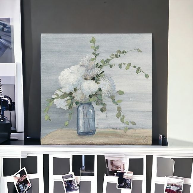 Sweet And Serene Flower Bouquet Unframed Print Wall Art