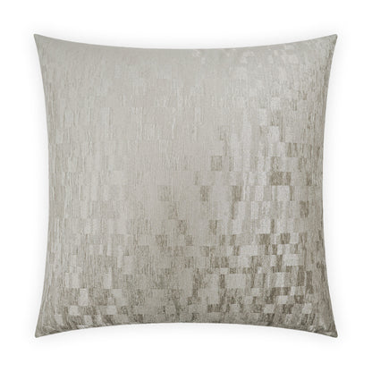 D.V. KAP HOME   24" x 24" Sector Pillow - Champagne Solid, Textured    - 3994-C-2424