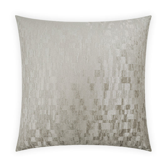 D.V. KAP HOME   24" x 24" Sector Pillow - Champagne Solid, Textured    - 3994-C-2424