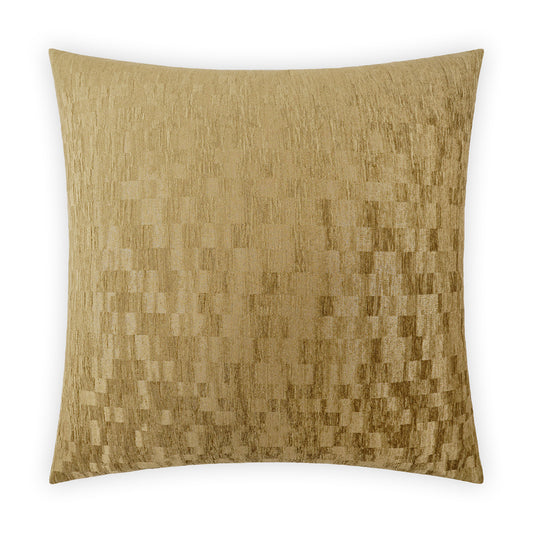 D.V. KAP HOME   24" x 24" Sector Pillow - Wheat Solid, Textured    - 3994-W-2424
