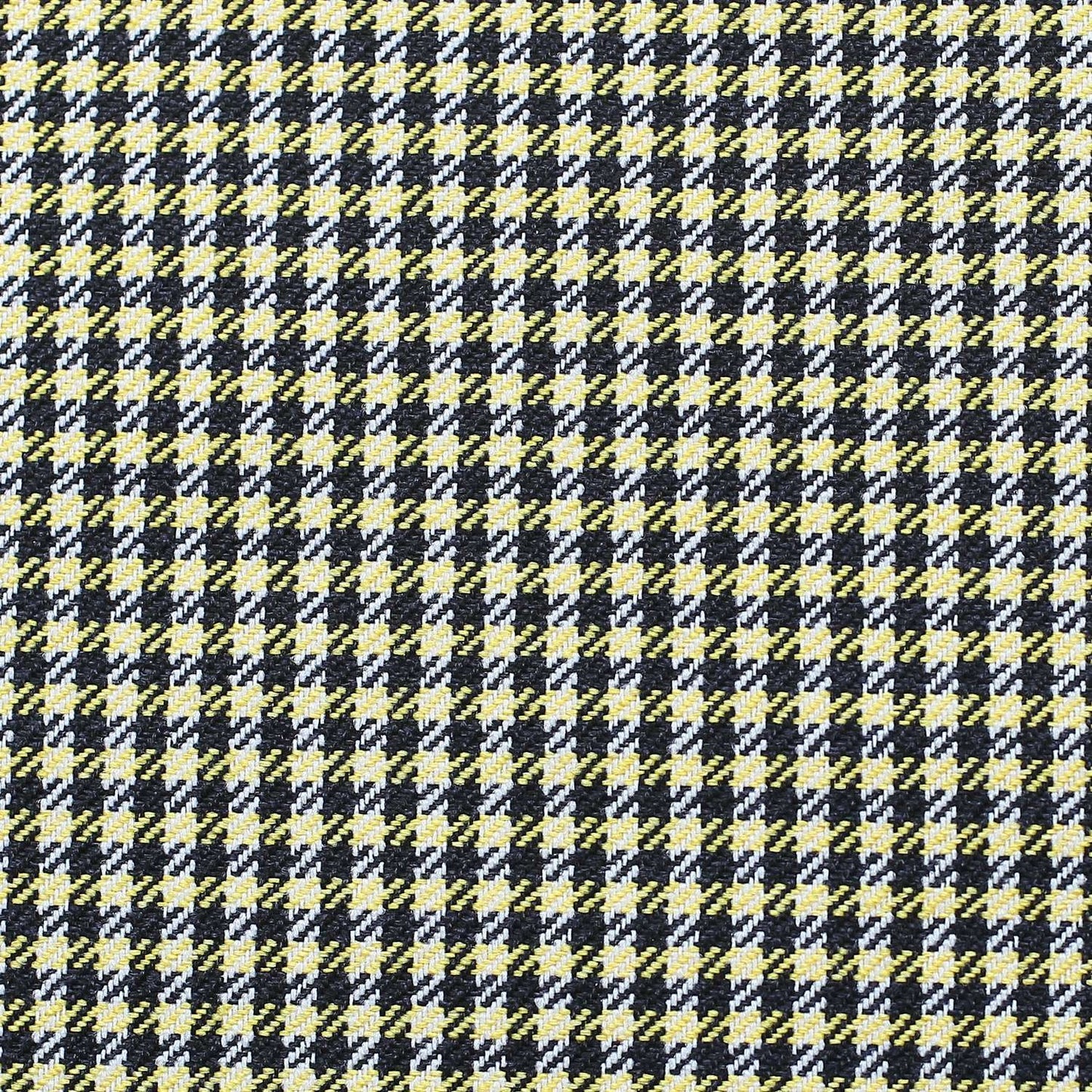 Yellow Houndstooth Lumbar Throw Pillow