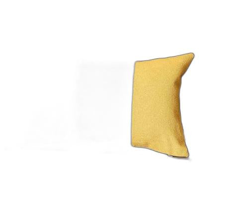 Yellow Tripartite Lumbar Throw Pillow