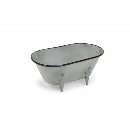 Jumbo Light Gray Bathtub Decorative Sculpture