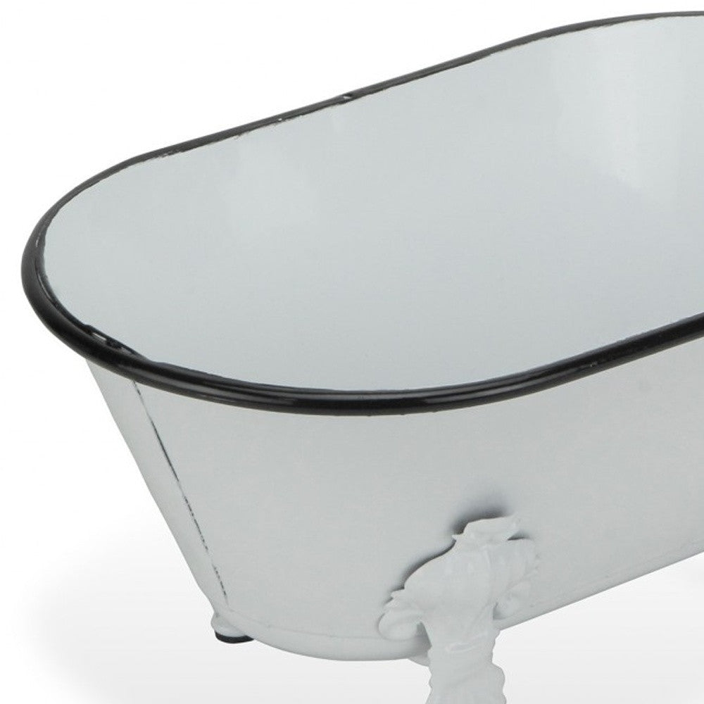 White Bathtub Decorative Sculpture