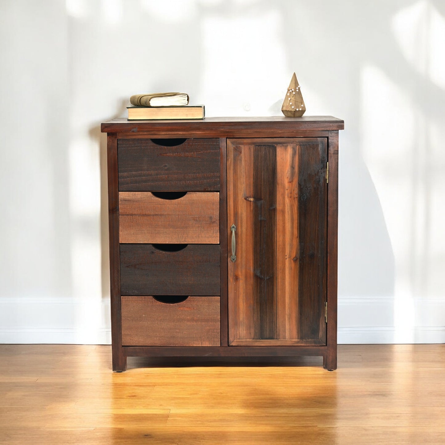 Rustic Natural Accent Storage Cabinet