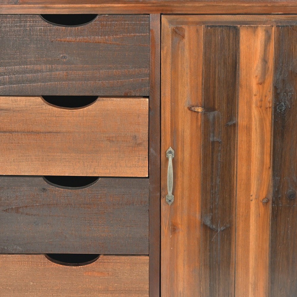 Rustic Natural Accent Storage Cabinet