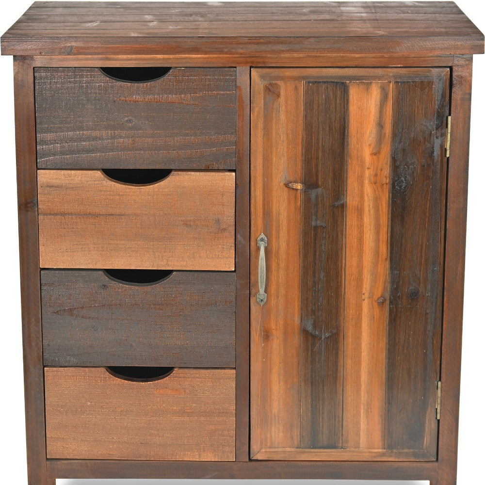 Rustic Natural Accent Storage Cabinet