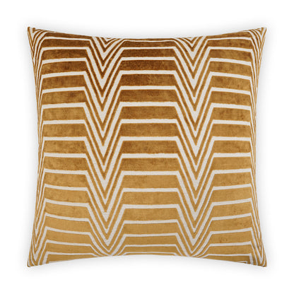 D.V. KAP HOME   24" x 24" Evora Pillow - Gold Transitional, Modern     - 3997-G-2424