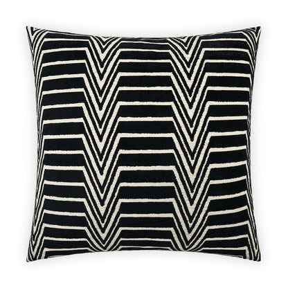 D.V. KAP HOME   24" x 24" Evora Pillow - Jet Transitional, Modern     - 3997-J-2424