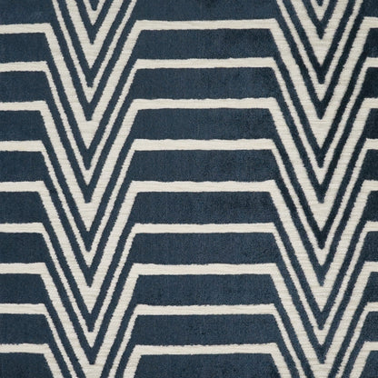 D.V. KAP HOME   24" x 24" Evora Pillow - Navy Transitional, Modern    - 3997-N-2424