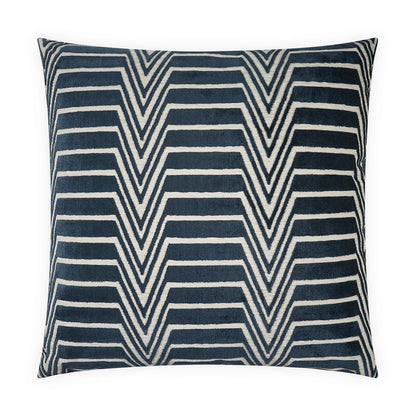 D.V. KAP HOME   24" x 24" Evora Pillow - Navy Transitional, Modern    - 3997-N-2424