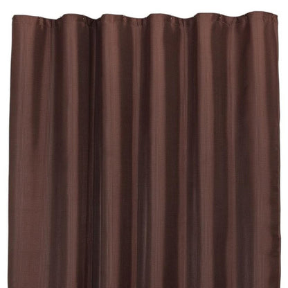 Luxurious Brown Waffle Weave Shower Curtain