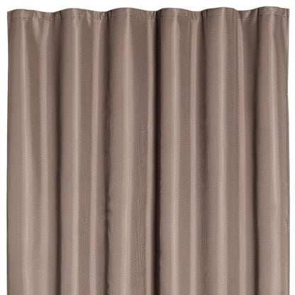 Luxurious Mocha Waffle Weave Shower Curtain