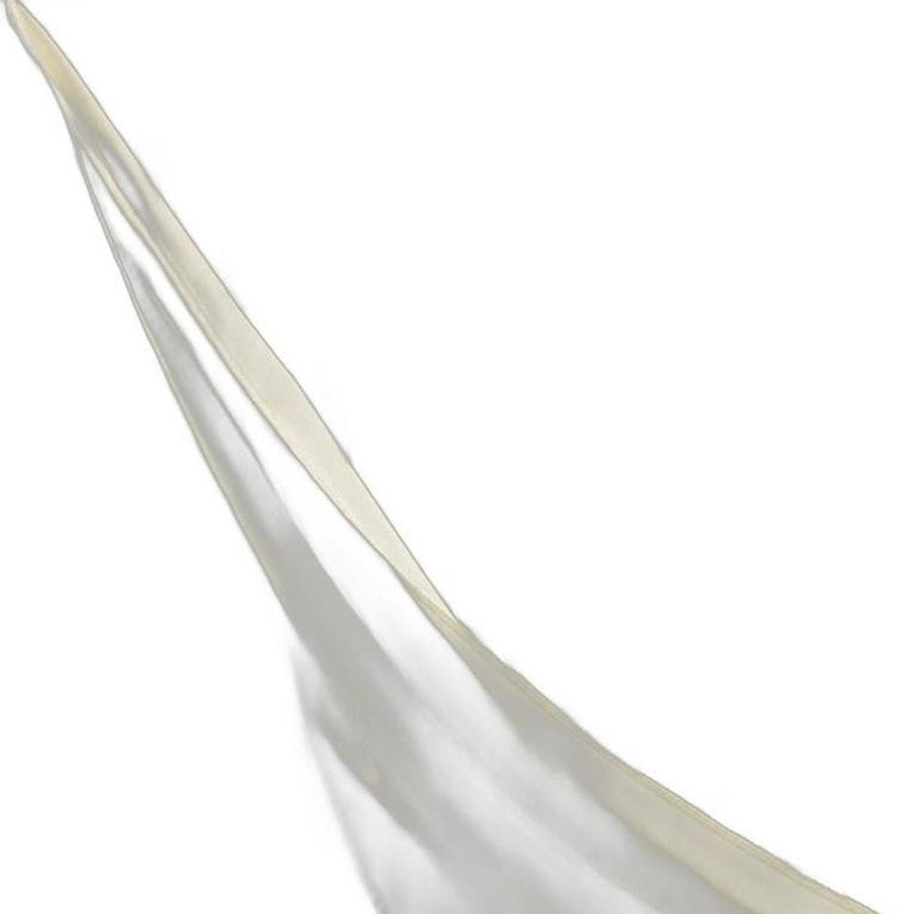 Ivory Sheer and Grid Shower Curtain and Liner Set