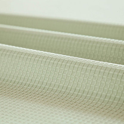 Sage Green Modern Grid Shower Curtain and Liner Set