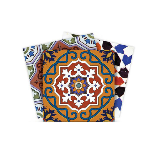 8" X 8" Mediterranean Mash Mosaic Peel and Stick Tiles